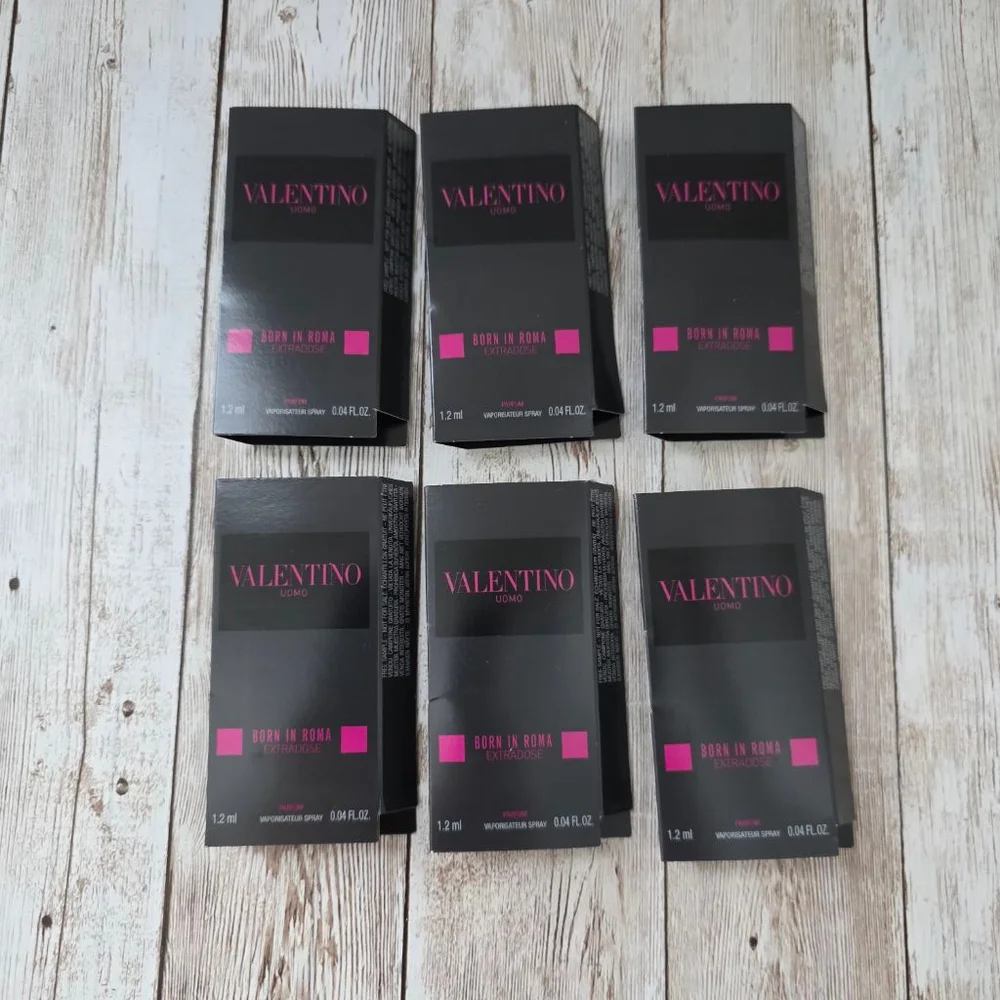 6× Valentino Born In Roma Donna Sample set